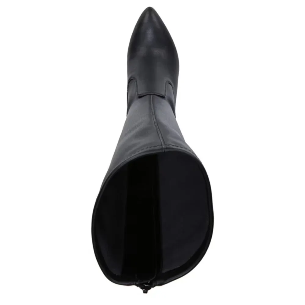 NEW $194 FRANCO SARTO  Katherine  Knee High Boot SZ-10W Black